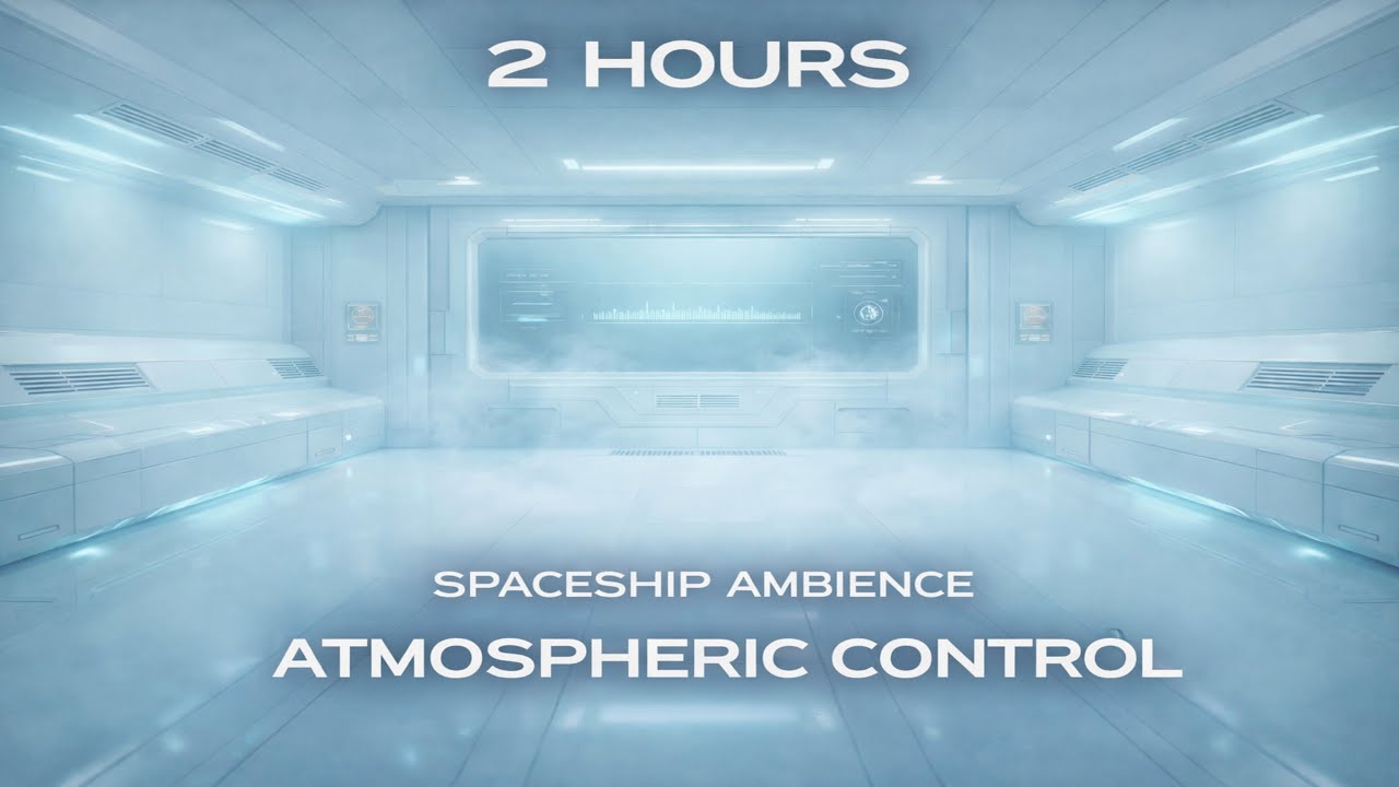 Spaceship Interior Ambience – Atmospheric Control | Calm Focus (2 Hours)