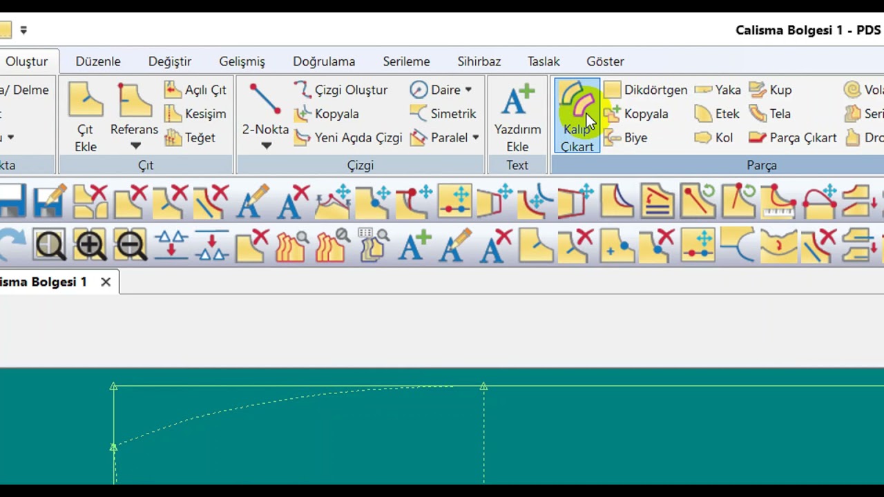 ACCUMARK EXPLORER PATTERN DESİGN PDS TEMEL ETEK KALIBI