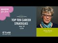 Top 10 Career Strategies The Secret Sauce for Your Career Success