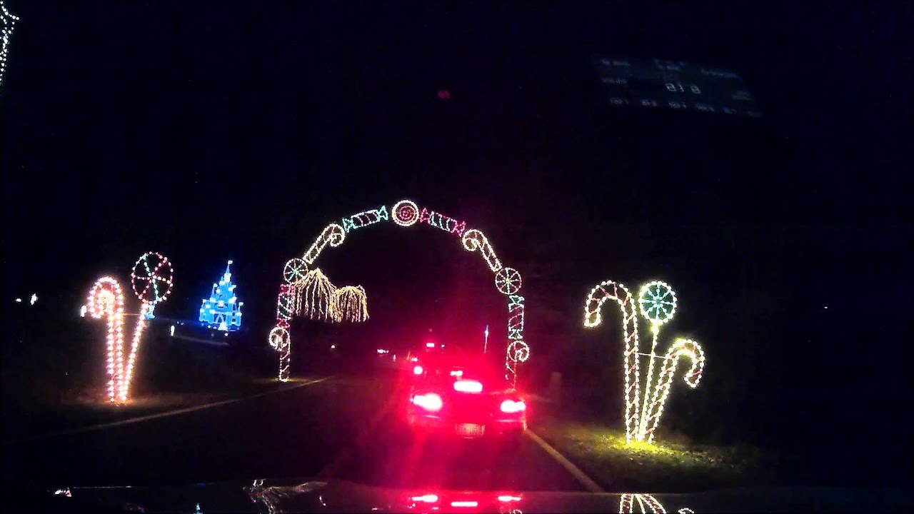 Gaithersburg Maryland Winter Lights Festival Full Drive Thru Tour