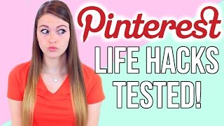 Pinterest life hacks tested! -