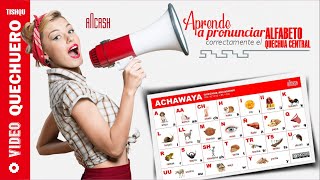 🗒️CLASE 02: Aprende a pronunciar correctamente el Alfabeto del Quechua Central | Ancash ❤️🇵🇪‼️🤗 🗒️CLASE 02: Aprende a pronunciar correctamente el Alfabeto del Quechua Central | Ancash ❤️🇵🇪‼️🤗