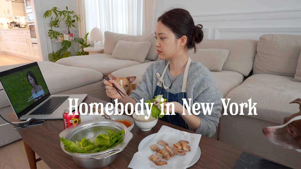 Homebody in New York | Introvert's way of surviving winter by eating and cooking alone at home