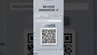 QR Code Generator Using JavaScript 🤯