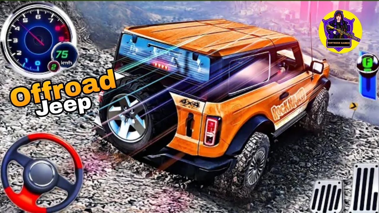 Offroad Jeep Driving Simulator 2024 - 4x4 Spintimes Jeep Driver Mudfest 3D | Android GamePlay#1
