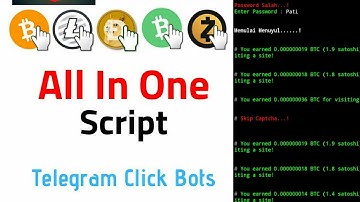 Update All in One Script For Telegram Clicking Bots