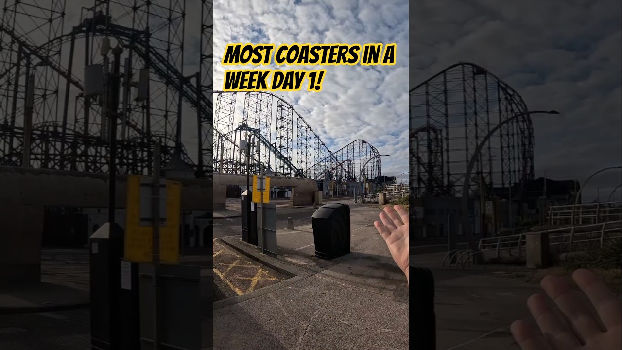 Guiness record most rollercoaster in a week!