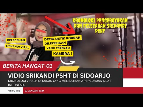 SRIKANDI PSHT DI SIDOARJO VIRAL - KRONOLOGI PENGEROYOKAN DAN PELECEHAN | | @BERITAHANGAT-01