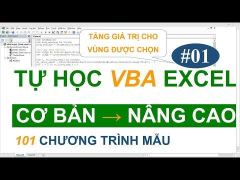 Video Học VBA trong Excel qua 101 chương trình mẫu | #01... - YouTube