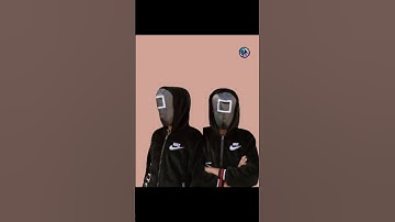 How To Make Squid Game Paper Mask | DIY Squid Game Mask #squidgame #diy #papercraft #shorts