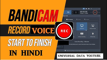 how to record voice on bandicam in hindi