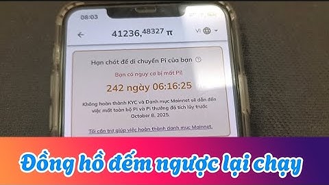 Pi Network đồng hồ đếm ngược lại chạy 😱🎀🎉🅿️ℹ️ #investtv #pinetwork #coin #crypto