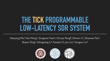 The Tick Programmable Low-Latency SDR System (MobiCom 2017)