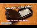 【レザークラフト|馬蹄型ケースアレンジ企画】DuPontのライターケース| DuPont lighter case made by sewing in the bottom[FREE PATTERN]