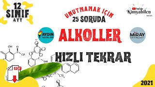 Alkoller Hizli Tekrar Soru Çözümü - 12 Ki̇mya - Ayt Ki̇mya