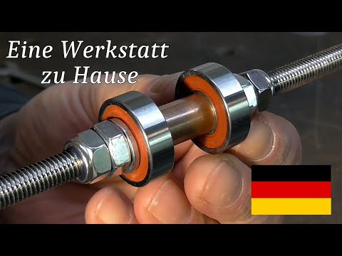 Gelagerte Welle zur Herstellung einer Tellerschleifmaschine