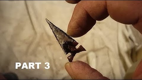 674 - Abo Flintknapping Obsidian Side-notch 3/3