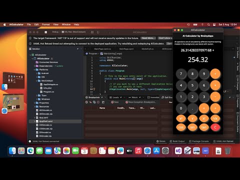 AICalculator v2.0 demonstration of my purely AI based scientific calculator. No math libraries used.