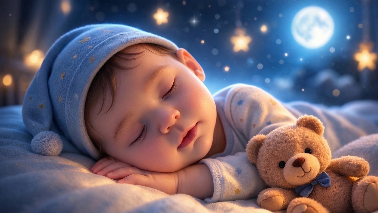 🌙 Baby Sleep Music 💤 Soft Brahms Lullaby for Bedtime 😴 30 Min Calm Night Routine