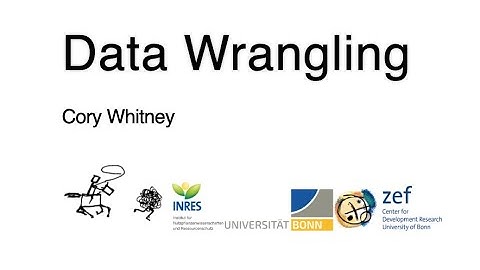 R Data Wrangling Part 1