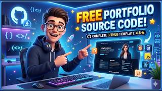 Get Your FREE Portfolio Website Source Code! (Complete GitHub Template) #portfolio #free #script