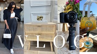 VLOGCTOBER EPISODE 1 || BEDROOM MAKEOVER || NEW VLOGGING CAMERA || COOKED JOLLOF RICE