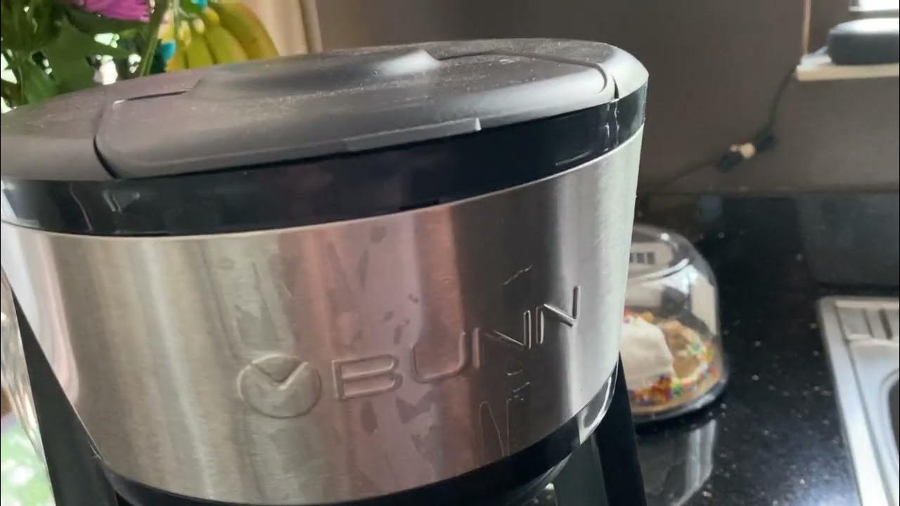 Working Bunn Heat N Brew Programmable Coffee Maker Model HB YouTube