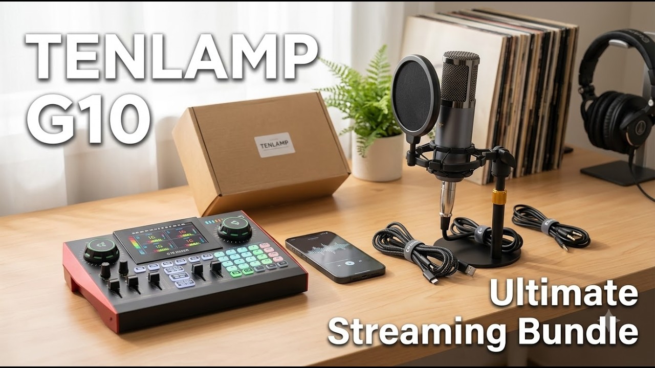 Tenlemp G10 Professional Audio Mixer