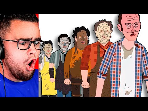 Reacting to EVOLUTION Of LEATHERFACE!!