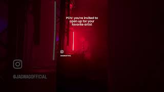 Got To Warm Up For The Aka Used