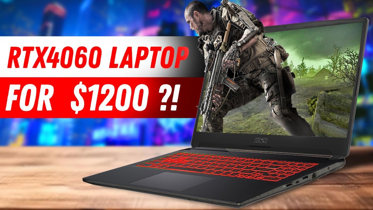 Best Gaming Laptop under $1200? - MSI GF63 - RTX 4060 - YouTube