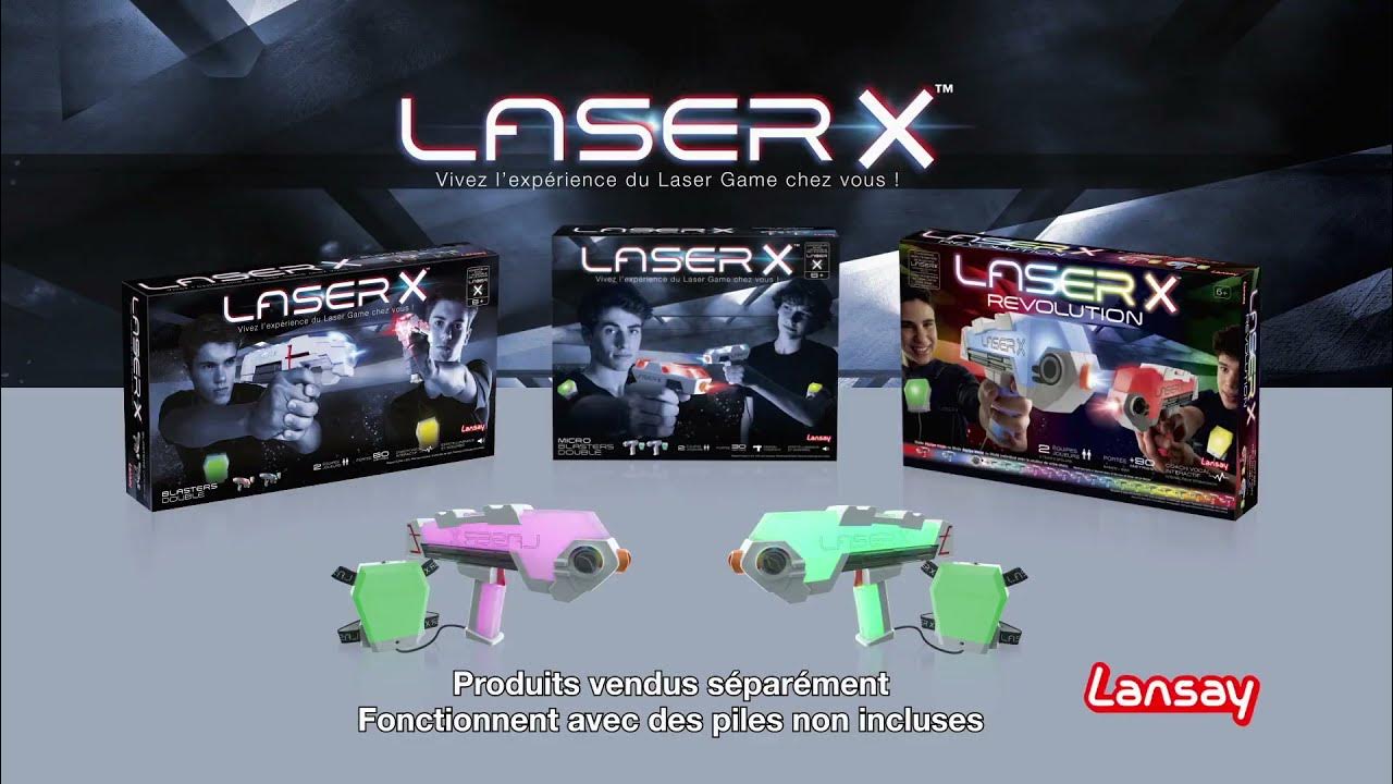 Pistolets Laser X Double Blaster Evolution Lansay : King Jouet