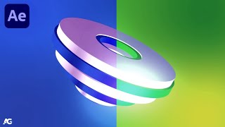 3D Looping Animation In Adobe After Effects - After Effects Tutorial - No Plugins.