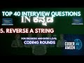 Reverse a Given String in Python Explained in Kannada | Top 40 Interview Questions | Jobs2025