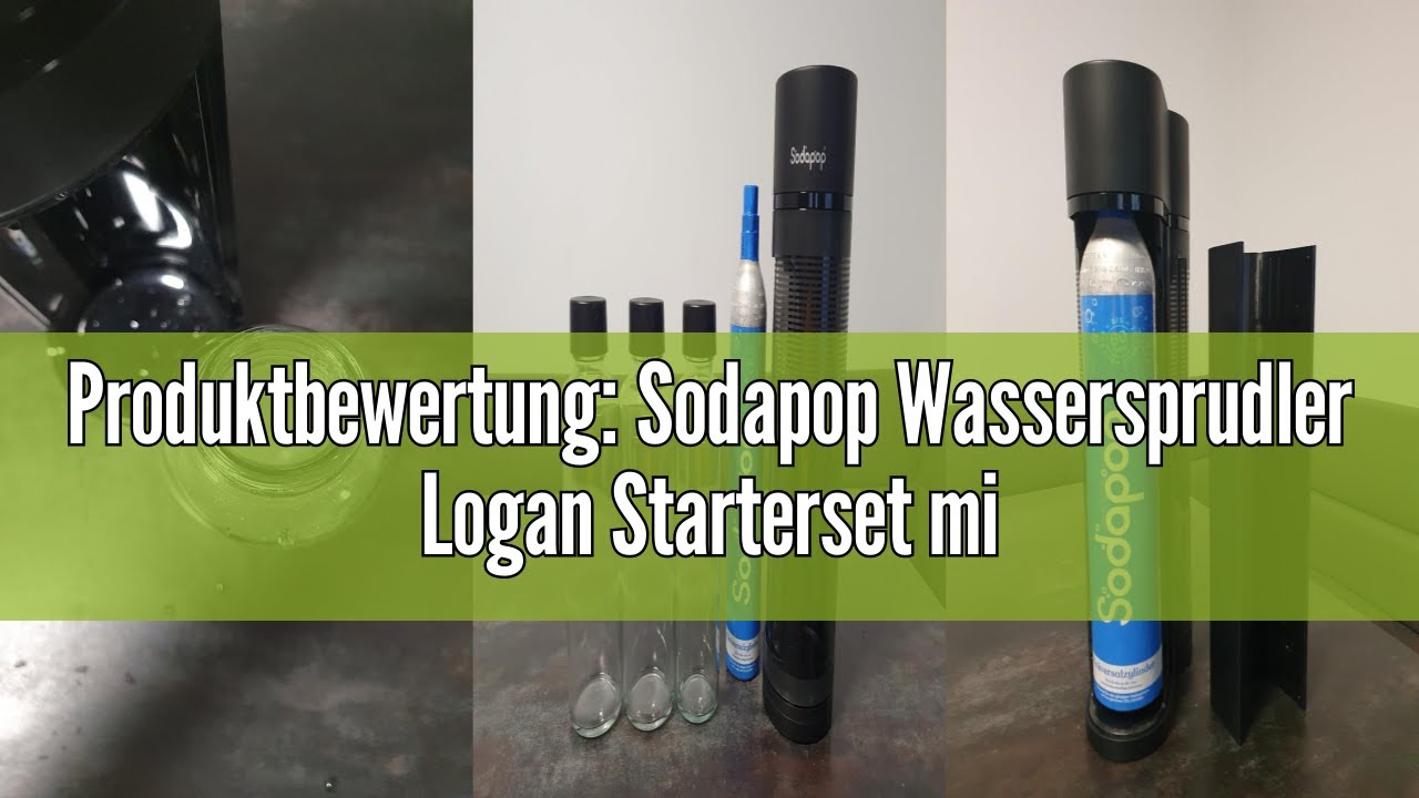 Sodapop Wassersprudler Logan: Sprudelwasser für jeden Anlass