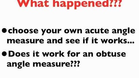 Chapter 9 Section 6- Solving Right Triangles