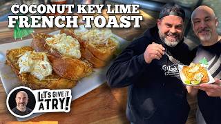 Coconut Key Lime French Toast on the Blackstone Griddle