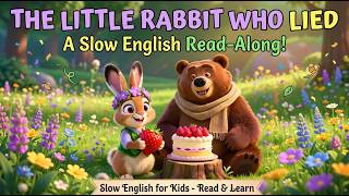 The Little Rabbit Who Lied | Audiobook Slow English Story for Kids | Learn Honesty