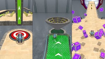 Going Balls Gameplay Speedrun New Update (Level 252-260) Android and iOS game