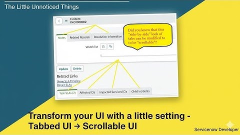 Episode 3 | Tabbed UI to Scrollable UI Vice Versa | User Preference | Creating Global Preference