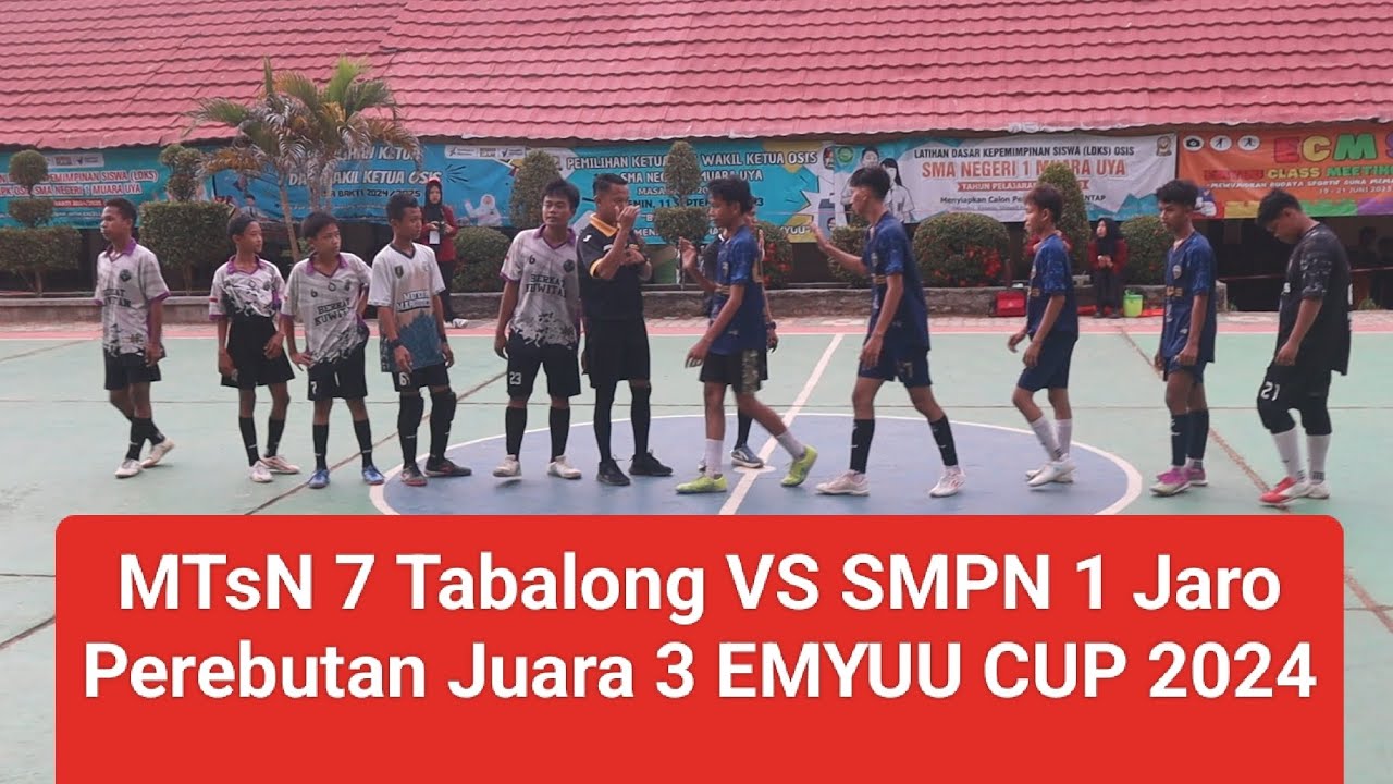 MTsN 7 Tabalong (7) VS (2) SMPN 1 Jaro_Perebutan Juara 3 EMYUU CUP 2024