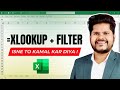 Excel Ka Sabse Powerful Formula 😱 | XLOOKUP + FILTER | isne kamal kar diya !