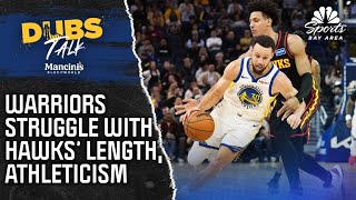 Warriors' loss to Hawks exposes glaring weakness with limited answers to fix it | Dubs Talk | NBCBA