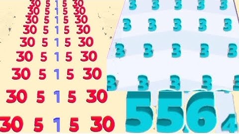 8 Minutes Satisfying And Relaxing Math Games With High Score - Number Run Vs Number Plus Running
