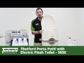 Thetford 565E Porta Potti with Electric Flush Toilet - Walk Around &amp; Review.