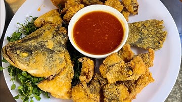 Món ngon cá chẽm sốt chua ngọt đãi tiệc nhóm họ 40 khách.