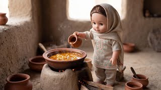 2 May 2026Miniature Doll Fish Curry Cooking ASMR | Indian Village Tiny Kitchen Life❤️♥️
