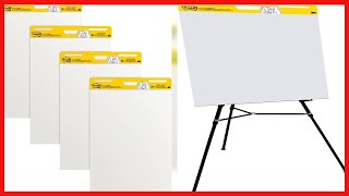 Post-it Super Sticky Easel Pad, 25 x 30 Inches, 30 Sheets/Pad, 4 Pads, Large White Premium Self