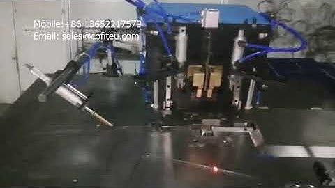 2D CNC Wire Bending Machine With Butt Welding Function