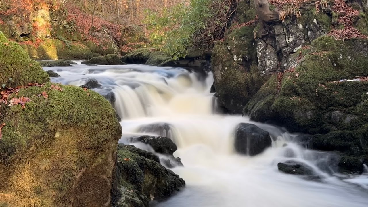 SCOTLAND FROM THE DRONE - RIVER DEVON/RUMBLING BRIDGE